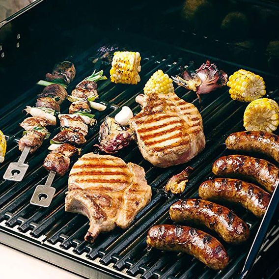 Should we grill food on gas stove?